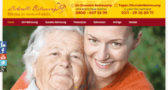 Desktop Screenshot of liebevolle-betreuung24.de